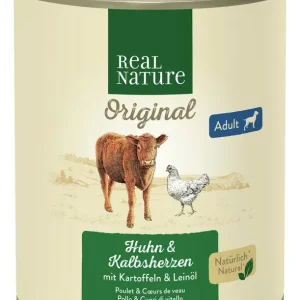 REAL NATURE Adult Kalbsherz 800 g Neu